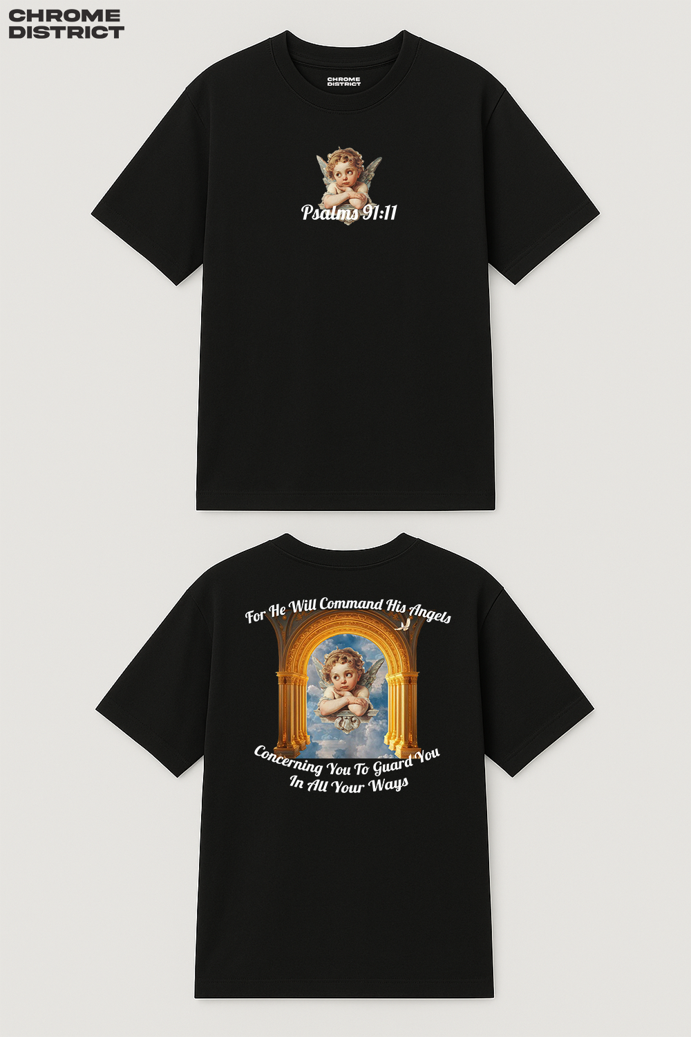 Angel Wings Graphic Tee – Oversized Heavyweight Cotton Streetwear T-Shirt