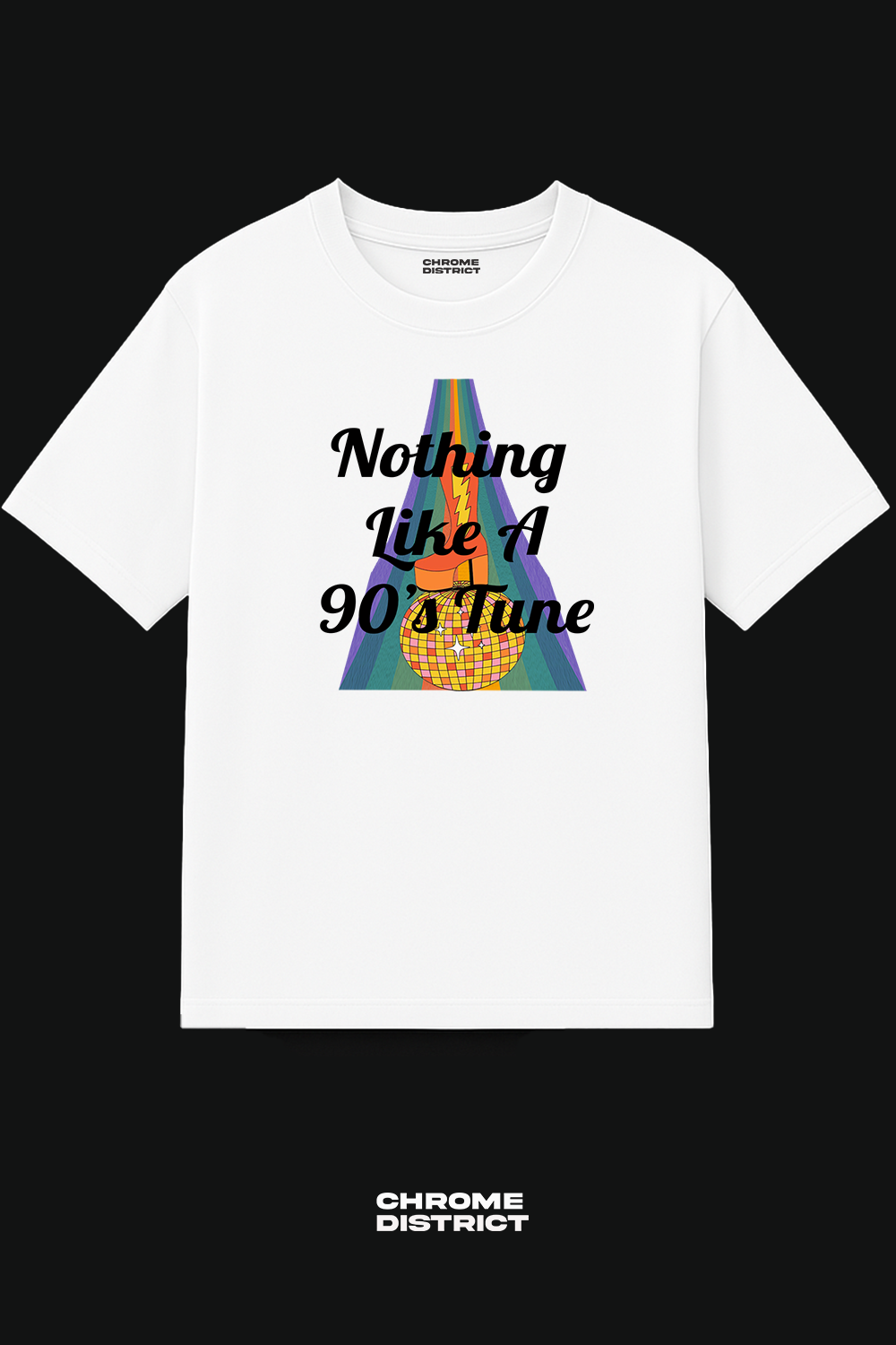 Nothing Like a 90s Tune Graphic Tee – Oversized Heavyweight Cotton Vintage Music T-Shirt