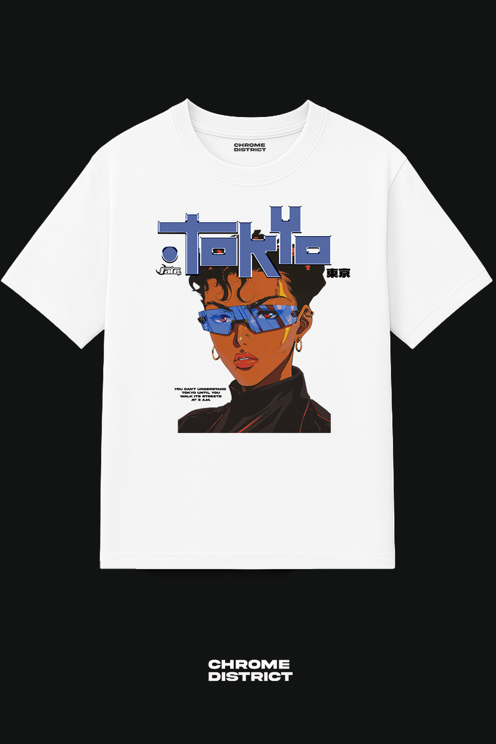 Tokyo Lady Graphic Tee – Oversized Heavyweight Cotton Japanese Streetwear T-Shirt