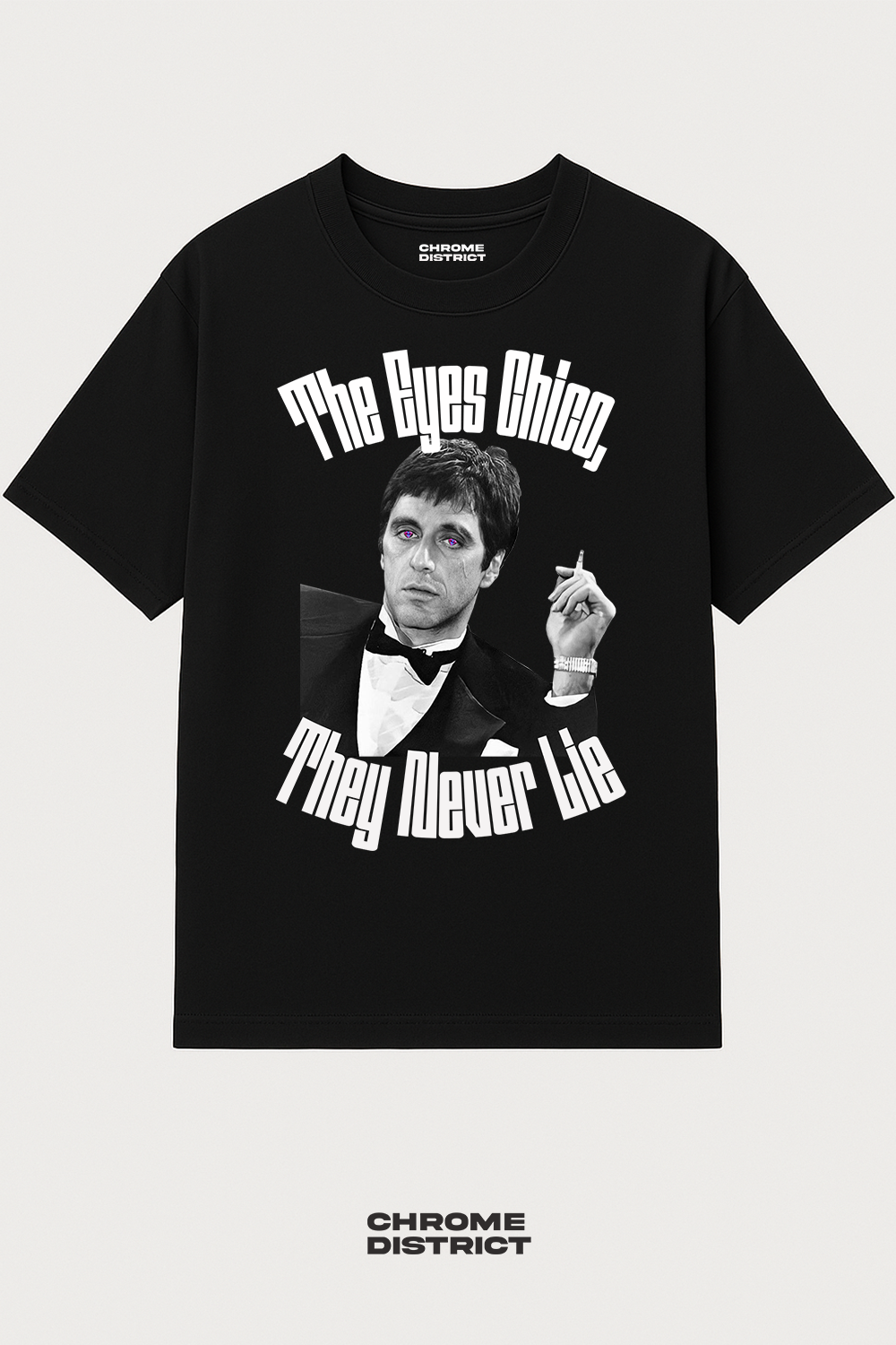 The Eyes Never Lie, Chico Graphic Tee – Oversized Heavyweight Cotton Retro Movie Streetwear T-Shirt