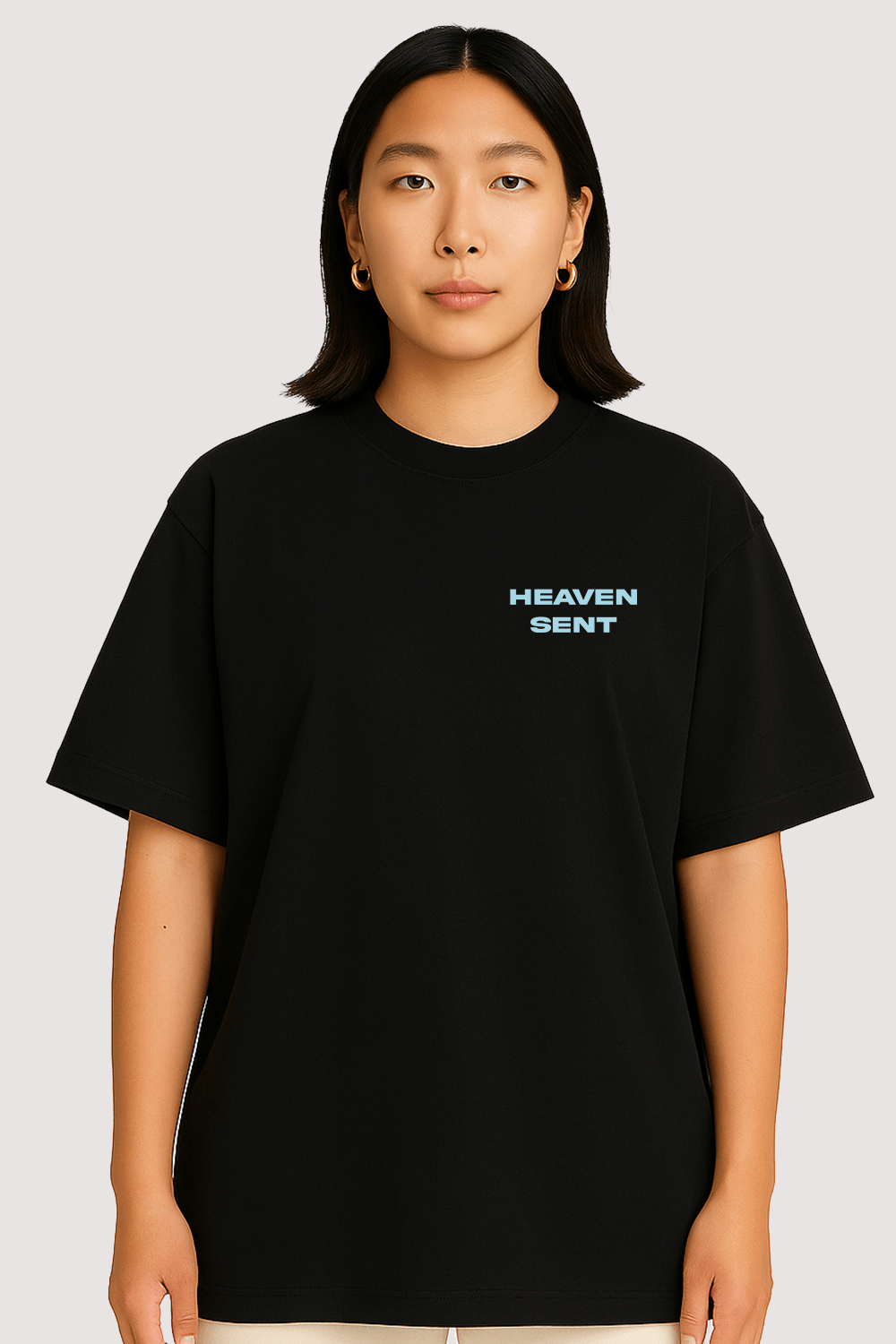 Make Heaven Crowded Graphic Tee – Oversized Heavyweight Cotton Christian Streetwear T-Shirt