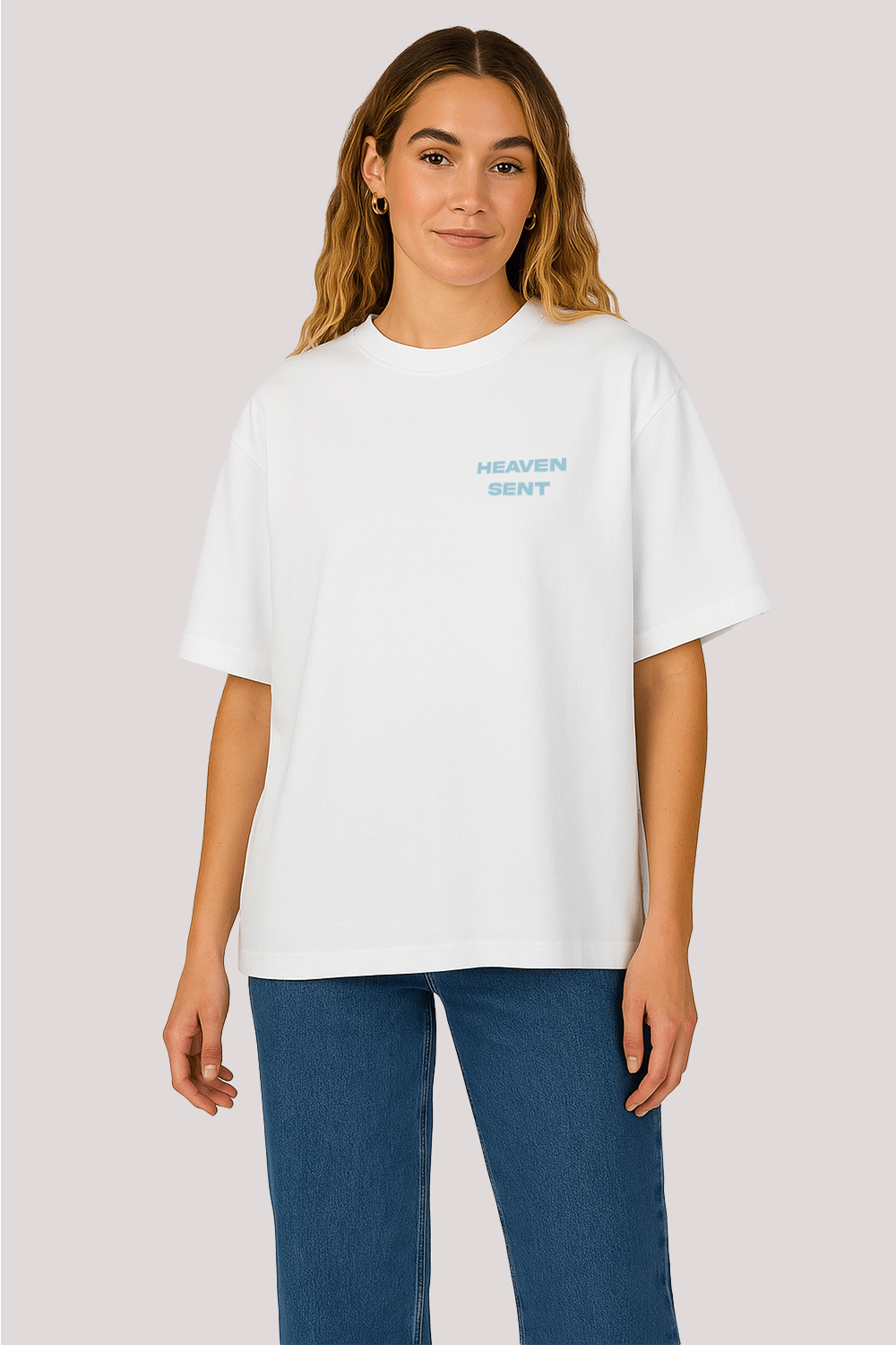 Make Heaven Crowded Graphic Tee – Oversized Heavyweight Cotton Christian Streetwear T-Shirt