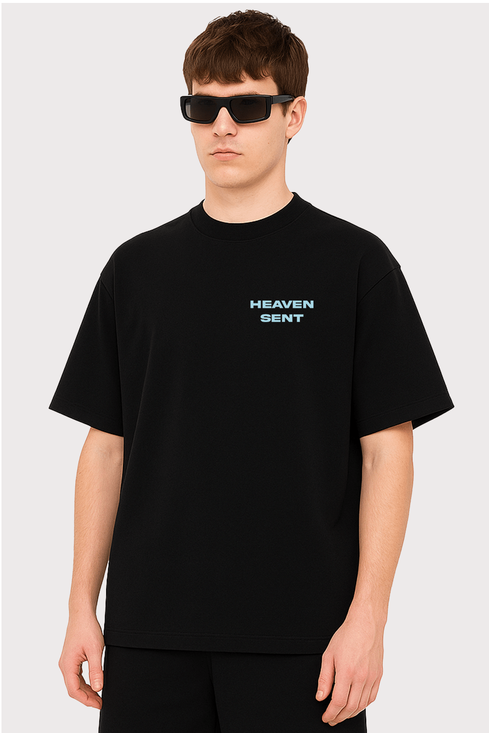 Make Heaven Crowded Graphic Tee – Oversized Heavyweight Cotton Christian Streetwear T-Shirt