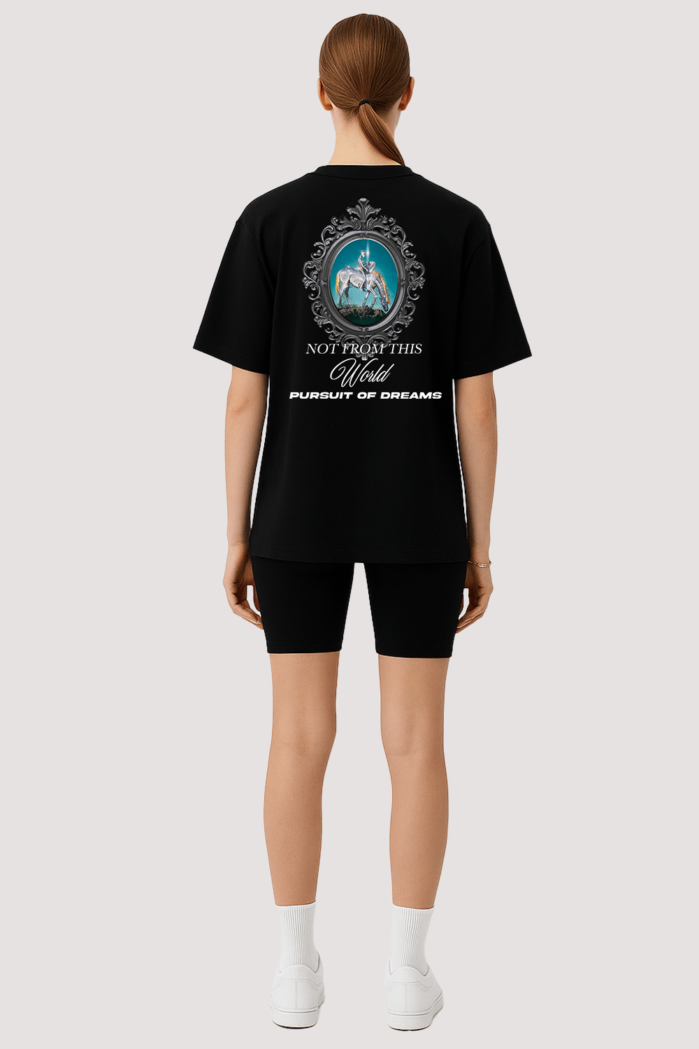 Not From This World Graphic Tee – Oversized Heavyweight Cotton Fantasy Streetwear T-Shirt