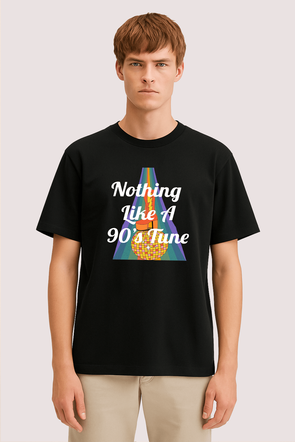 Nothing Like a 90s Tune Graphic Tee – Oversized Heavyweight Cotton Vintage Music T-Shirt