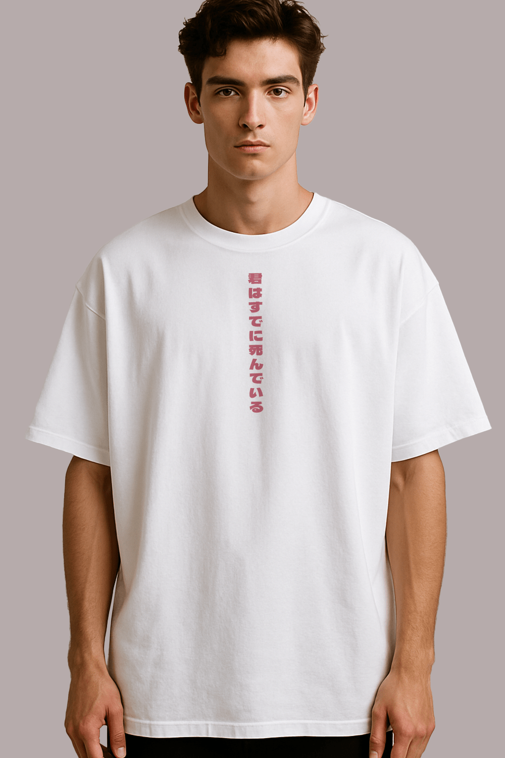 Omni Demon Graphic Tee – Oversized Heavyweight Cotton Gothic Streetwear T-Shirt