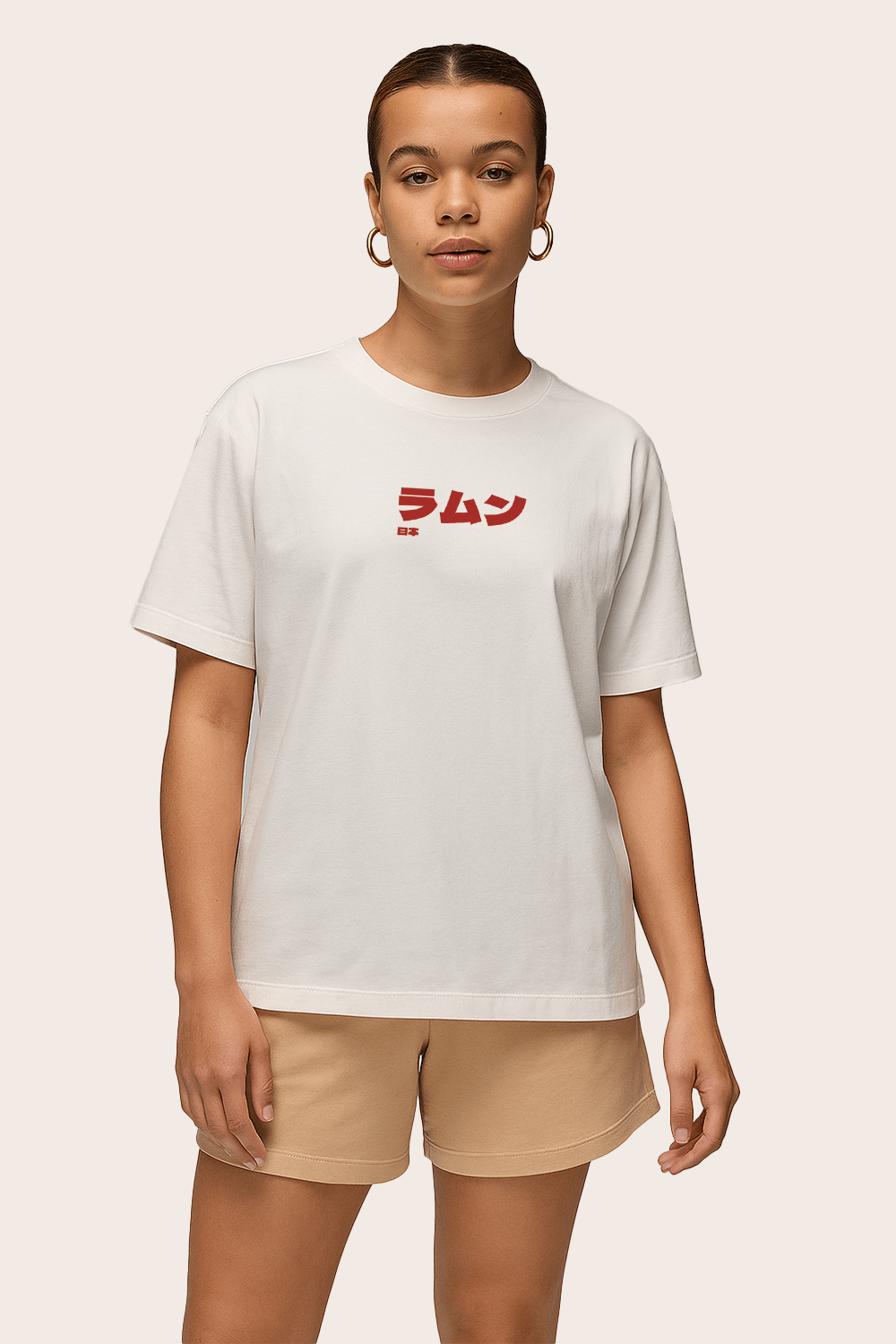 Ramune Bottle Graphic Tee – Oversized Heavyweight Cotton Japanese Streetwear T-Shirt