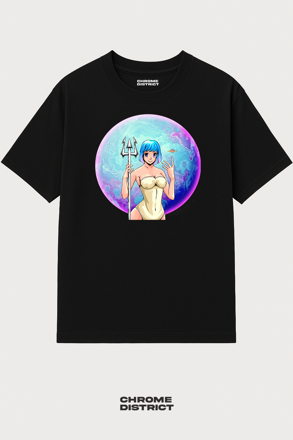Sea Princess Graphic Tee – Oversized Heavyweight Cotton Nautical Streetwear T-Shirt