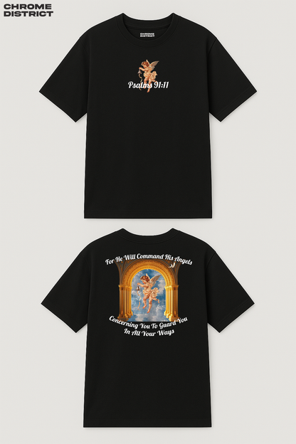 Bell Angel Graphic Tee – Oversized Heavyweight Cotton Streetwear T-Shirt