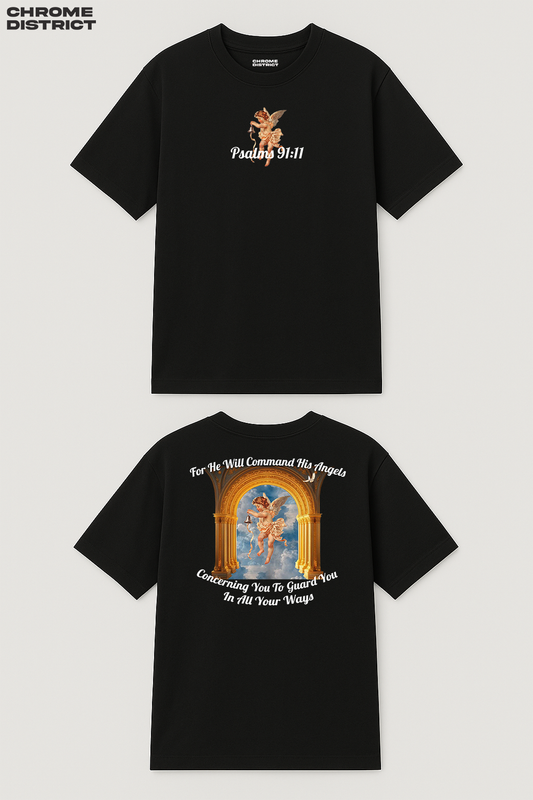Bell Angel Graphic Tee – Oversized Heavyweight Cotton Streetwear T-Shirt
