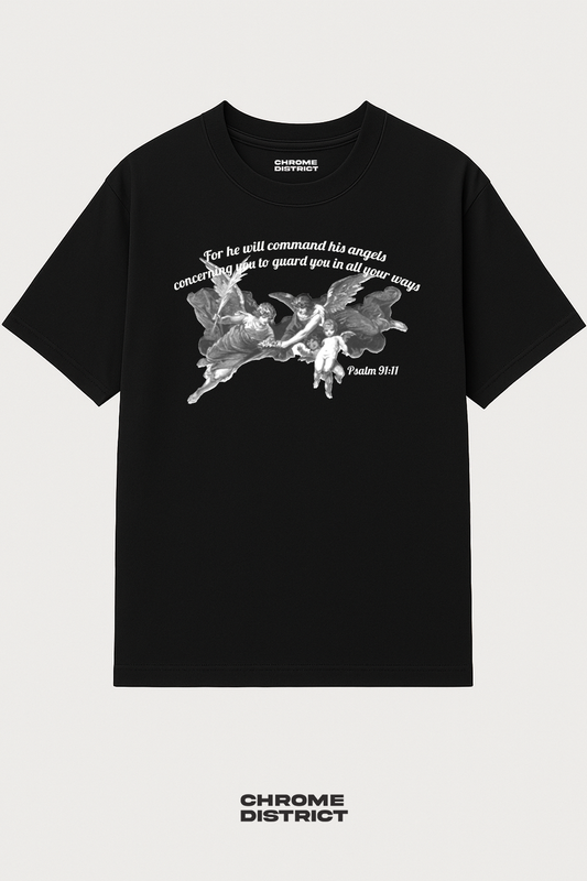 Guardian Angels Graphic Tee – Oversized Heavyweight Cotton Streetwear T-Shirt