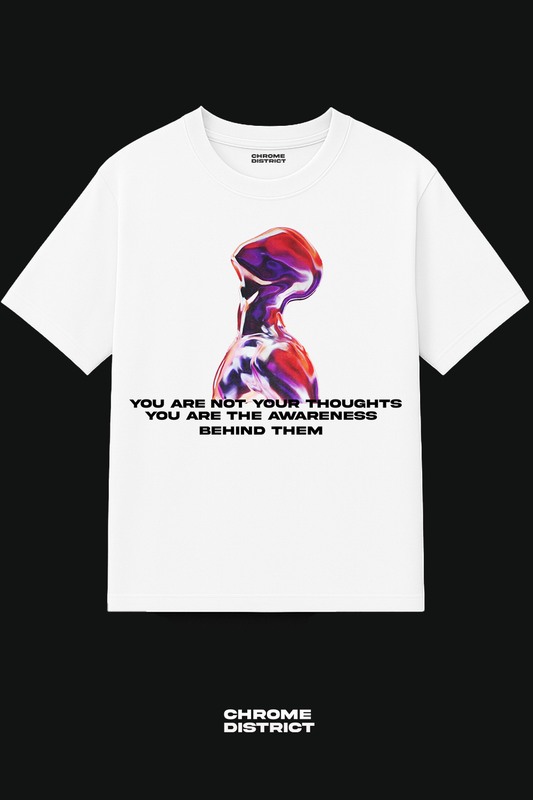 Chrome Man Graphic Tee – Oversized Heavyweight Cotton Streetwear T-Shirt