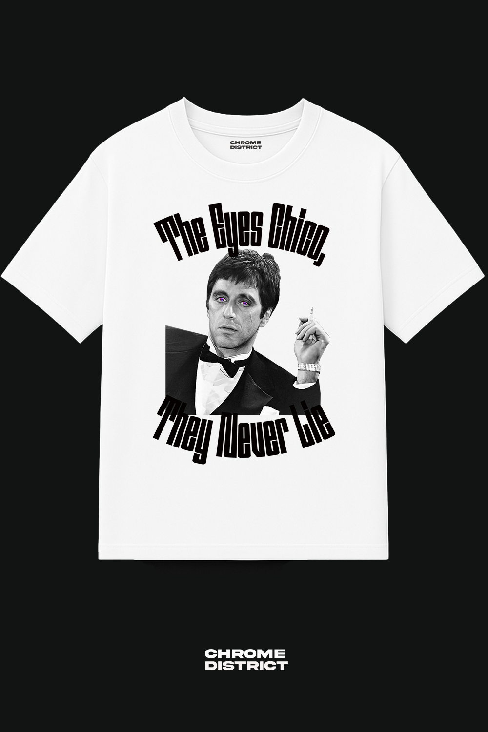 The Eyes Never Lie, Chico Graphic Tee – Oversized Heavyweight Cotton Retro Movie Streetwear T-Shirt
