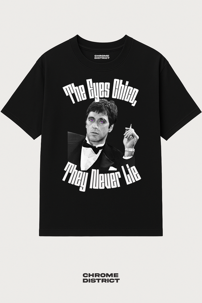 The Eyes Never Lie, Chico Graphic Tee – Oversized Heavyweight Cotton Retro Movie Streetwear T-Shirt
