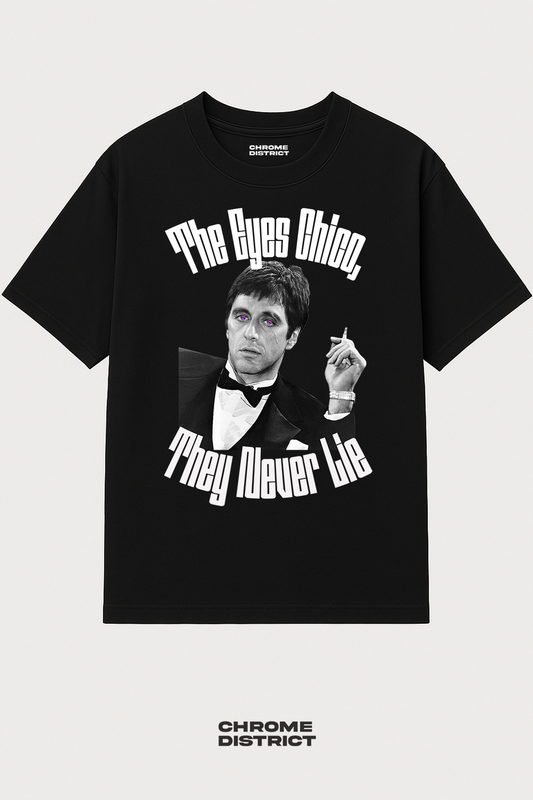 The Eyes Never Lie, Chico Graphic Tee – Oversized Heavyweight Cotton Retro Movie Streetwear T-Shirt