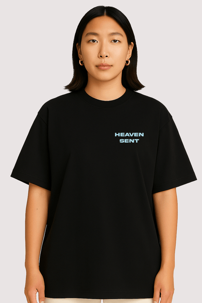 Make Heaven Crowded Graphic Tee – Oversized Heavyweight Cotton Christian Streetwear T-Shirt
