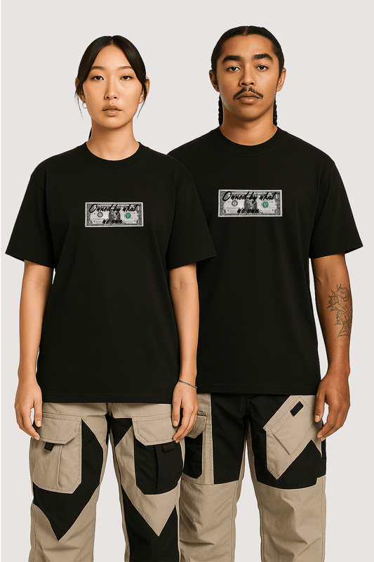 Owned By What We Own Graphic Tee – Oversized Heavyweight Cotton Streetwear T-Shirt