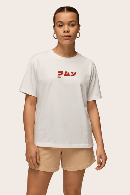 Ramune Bottle Graphic Tee – Oversized Heavyweight Cotton Japanese Streetwear T-Shirt