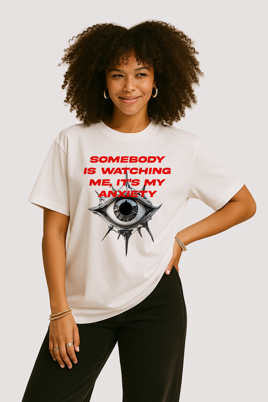 It’s My Anxiety Graphic Tee – Oversized Heavyweight Cotton Mental Health Shirt